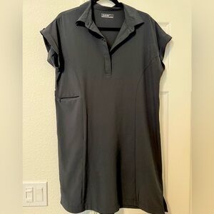 High Tech Women's Black Button Dress Small
